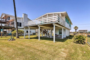 Stilted Galveston Retreat with Gulf Coast Views!